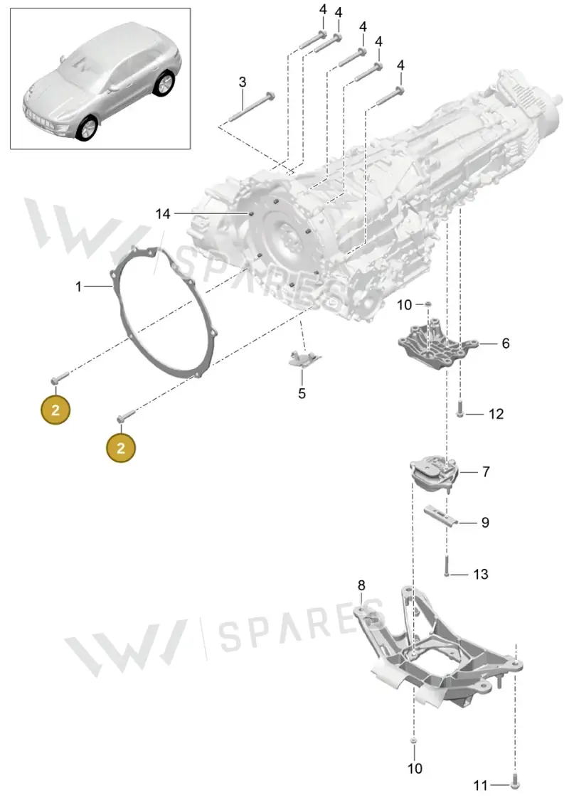 WHT003211 Volkswagen 12-Point Head Bolt
