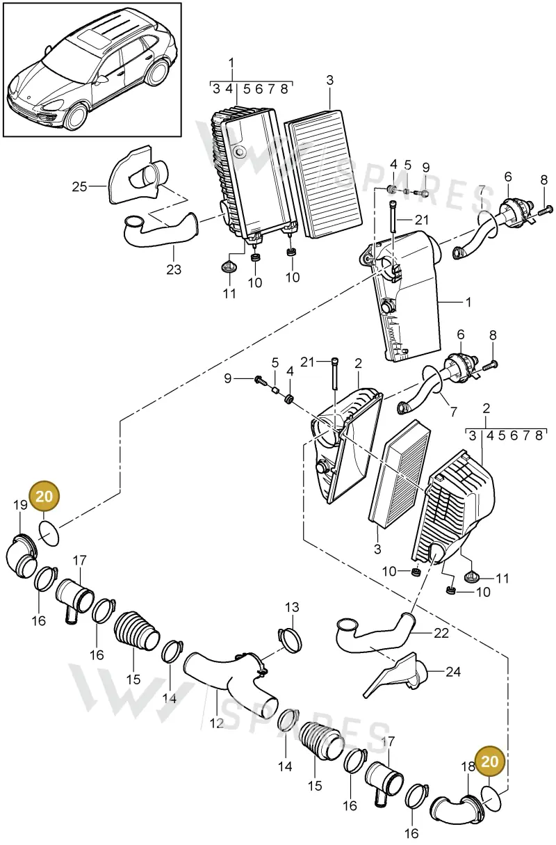 WHT003227C Volkswagen O-Ring