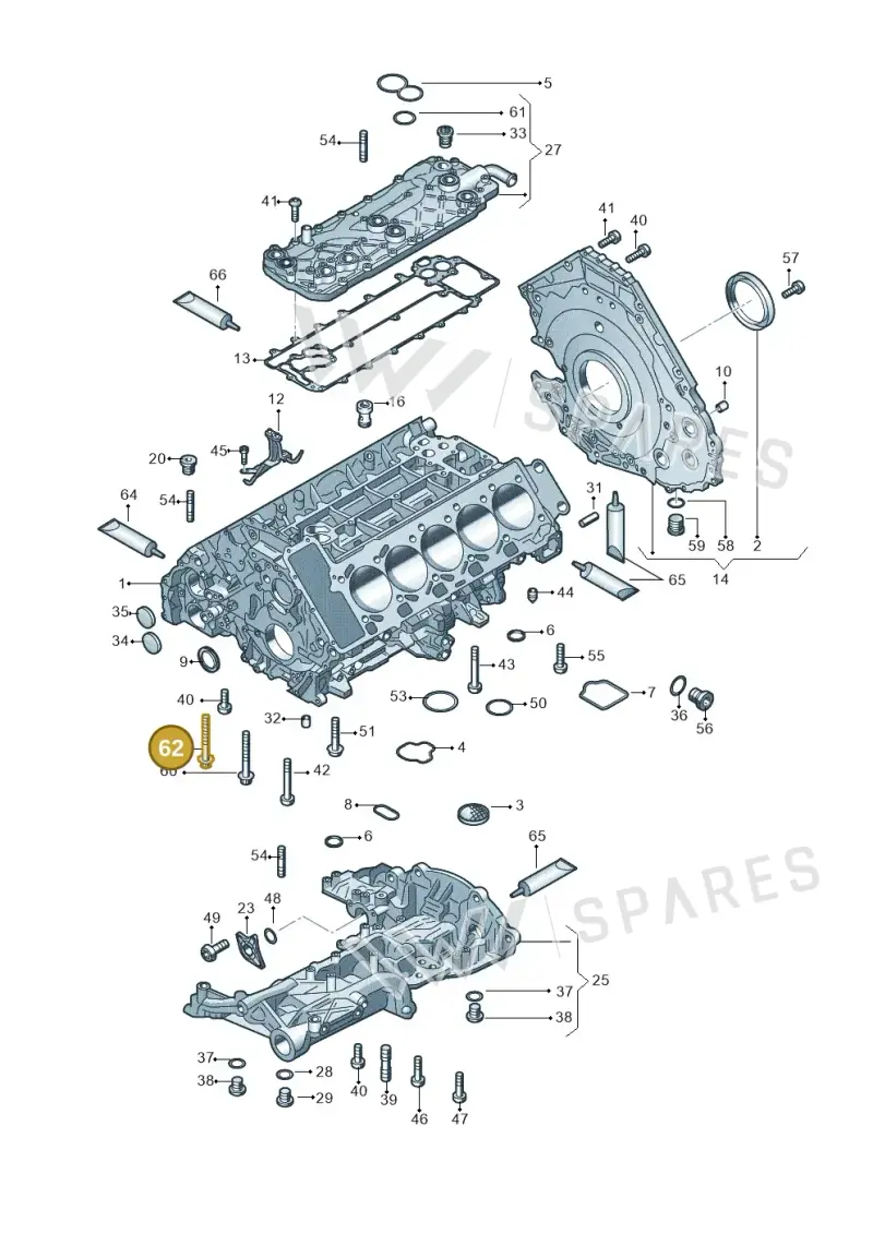 WHT003328 Volkswagen Bearing Screw
