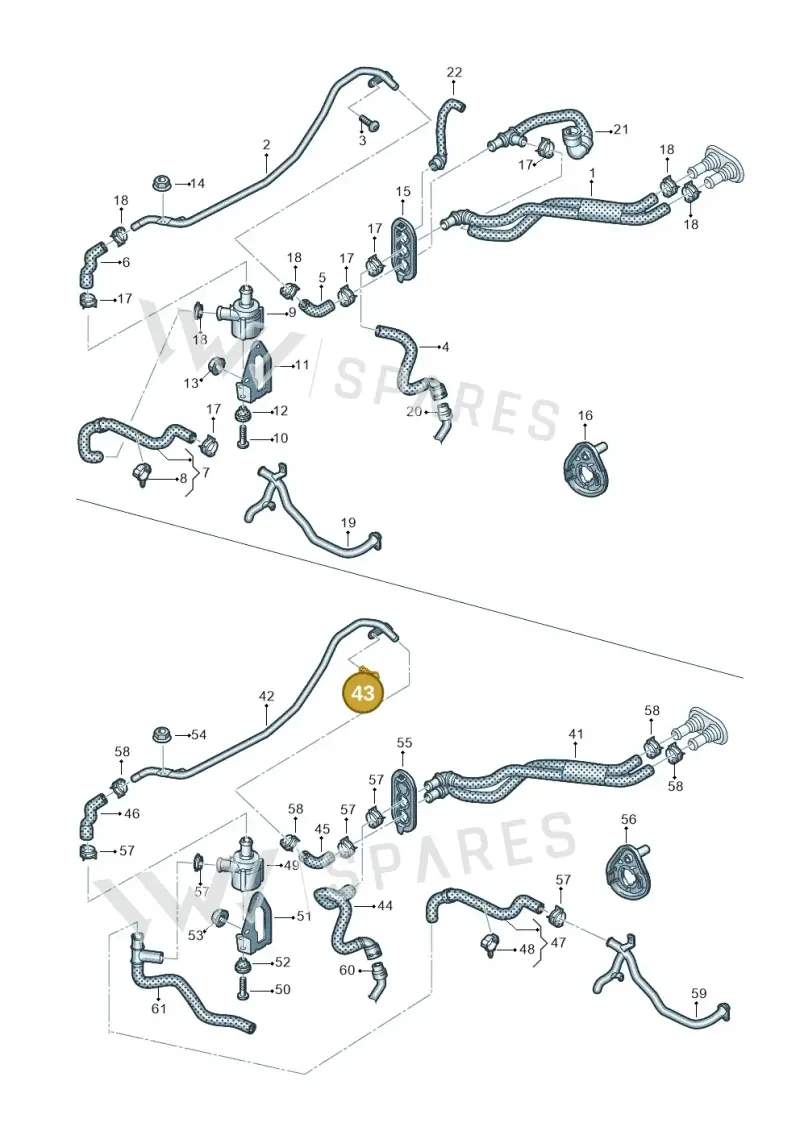 WHT003481 Volkswagen Cylinder Pin