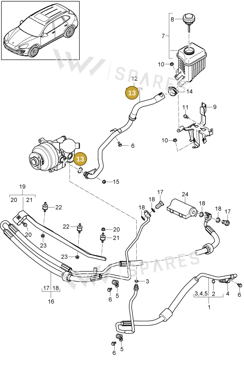 WHT003695 Volkswagen O-Ring