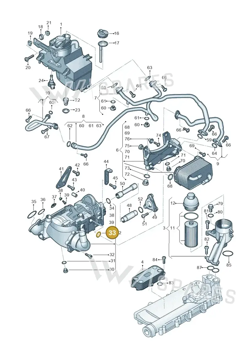 WHT003731 Volkswagen O-Ring