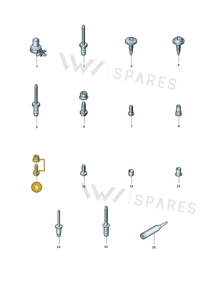 WHT003941 Volkswagen Weld Screw
