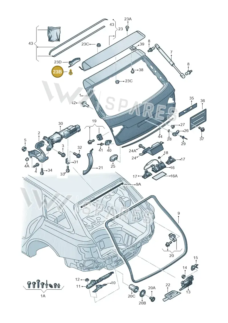 WHT004080 Volkswagen Hexagon Socket Head Bolt (Combi)