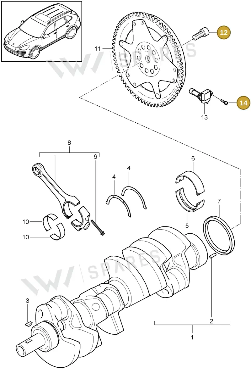 WHT004966 Volkswagen Socket Head Bolt