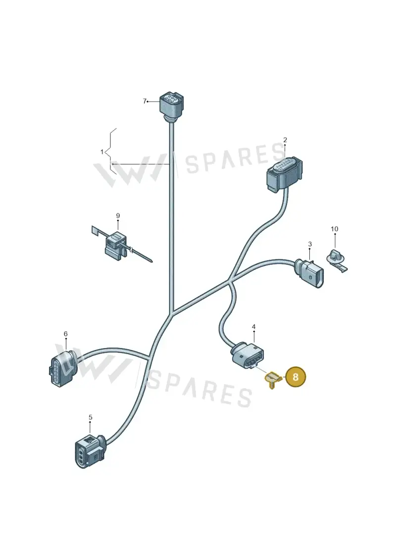 WHT005153 Volkswagen Bracket for Connector Housing
