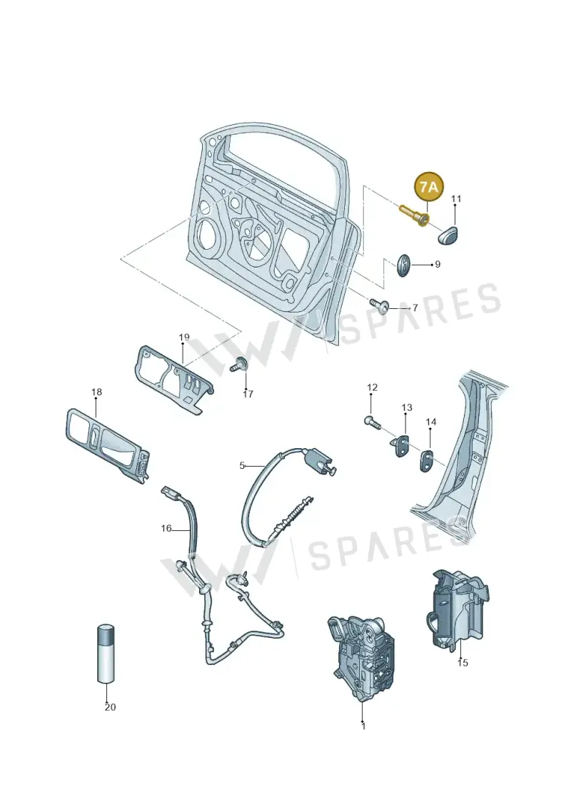 WHT005316 Volkswagen Locating Bolt