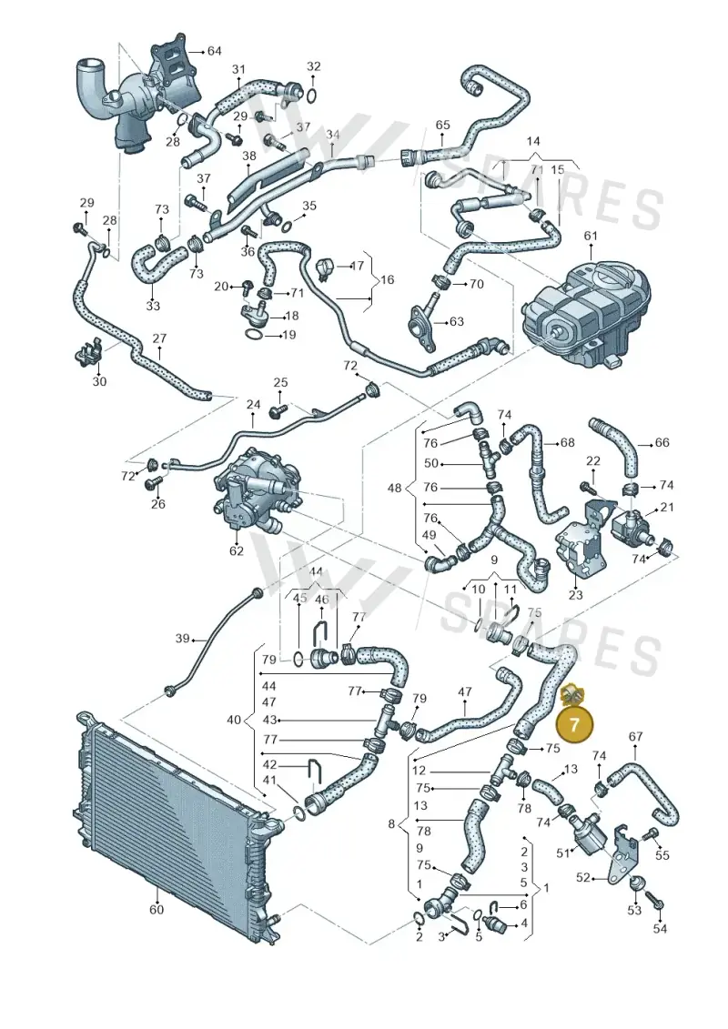 WHT005366 Volkswagen Bracket