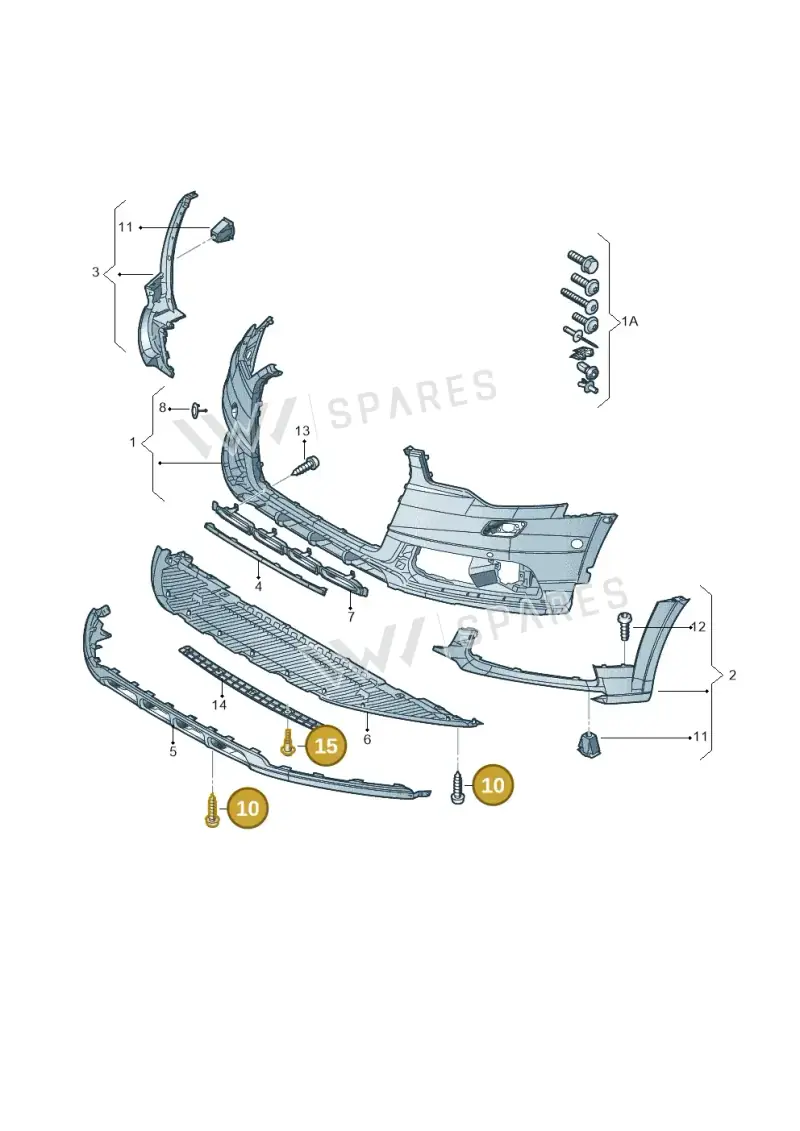 WHT005414 Volkswagen Panel Screw