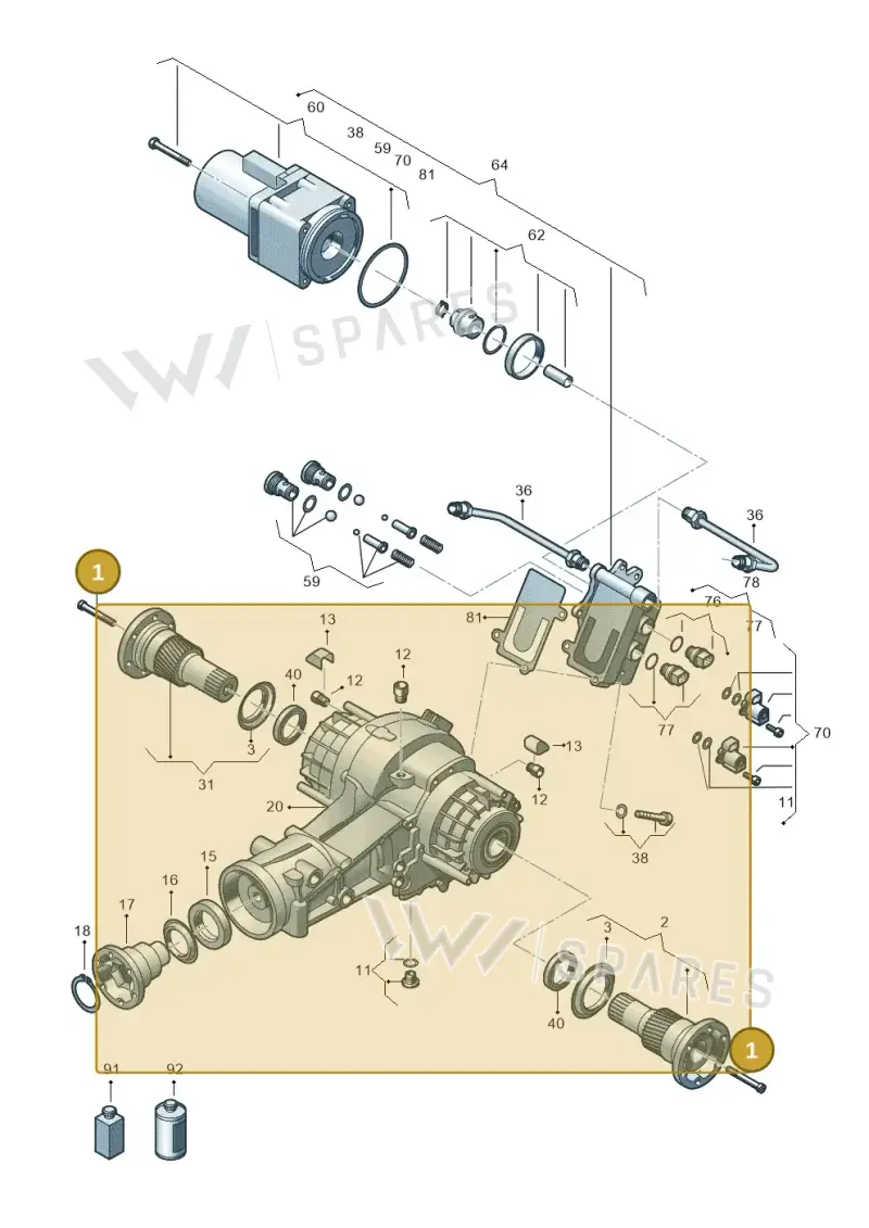 WHT005522 Volkswagen Hexagon Socket Head Bolt