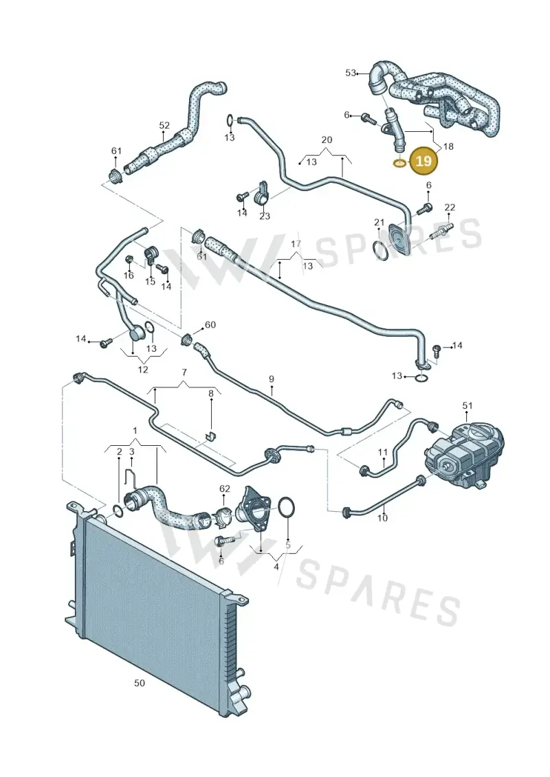WHT005652 Volkswagen O-Ring