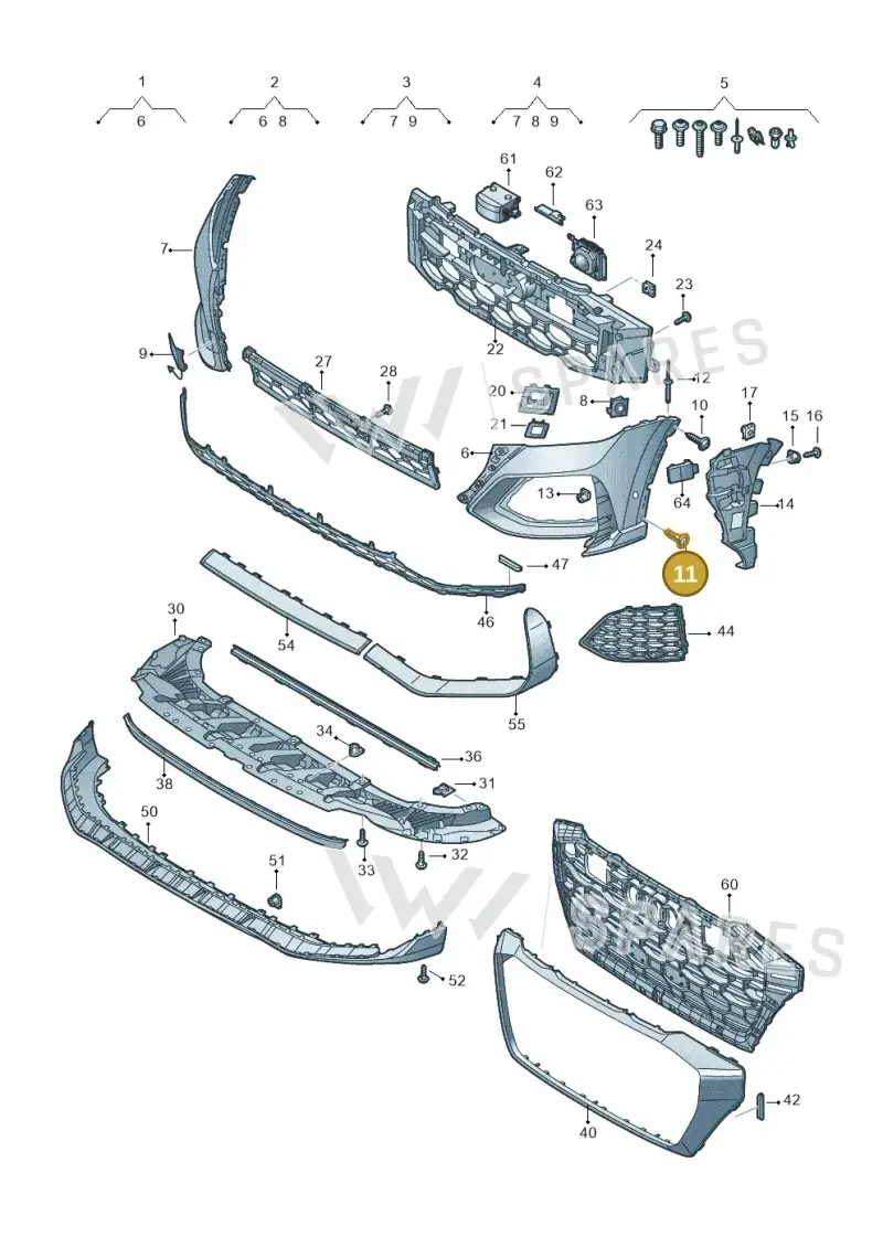 WHT005764 Volkswagen Shouldered Bolt