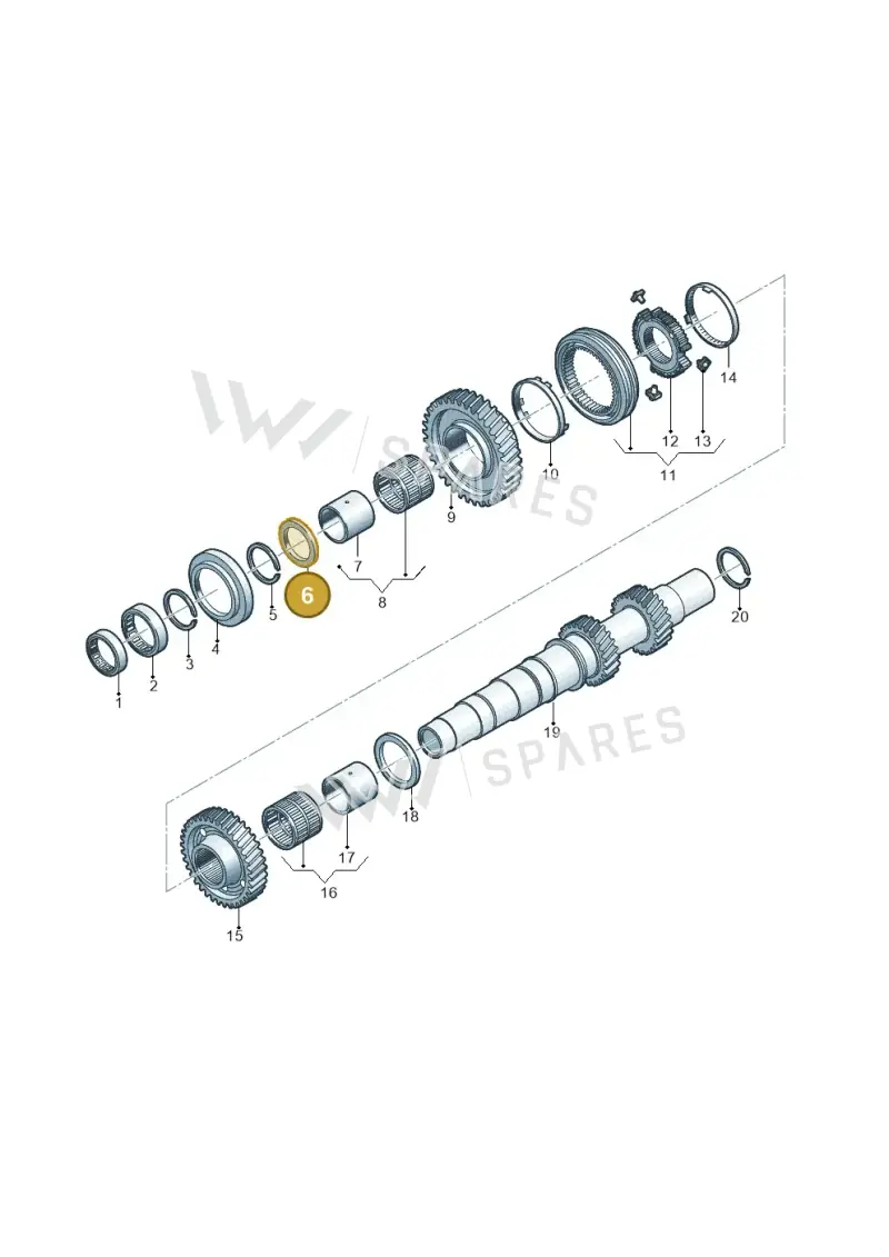 WHT006178A Volkswagen Thrust Washer