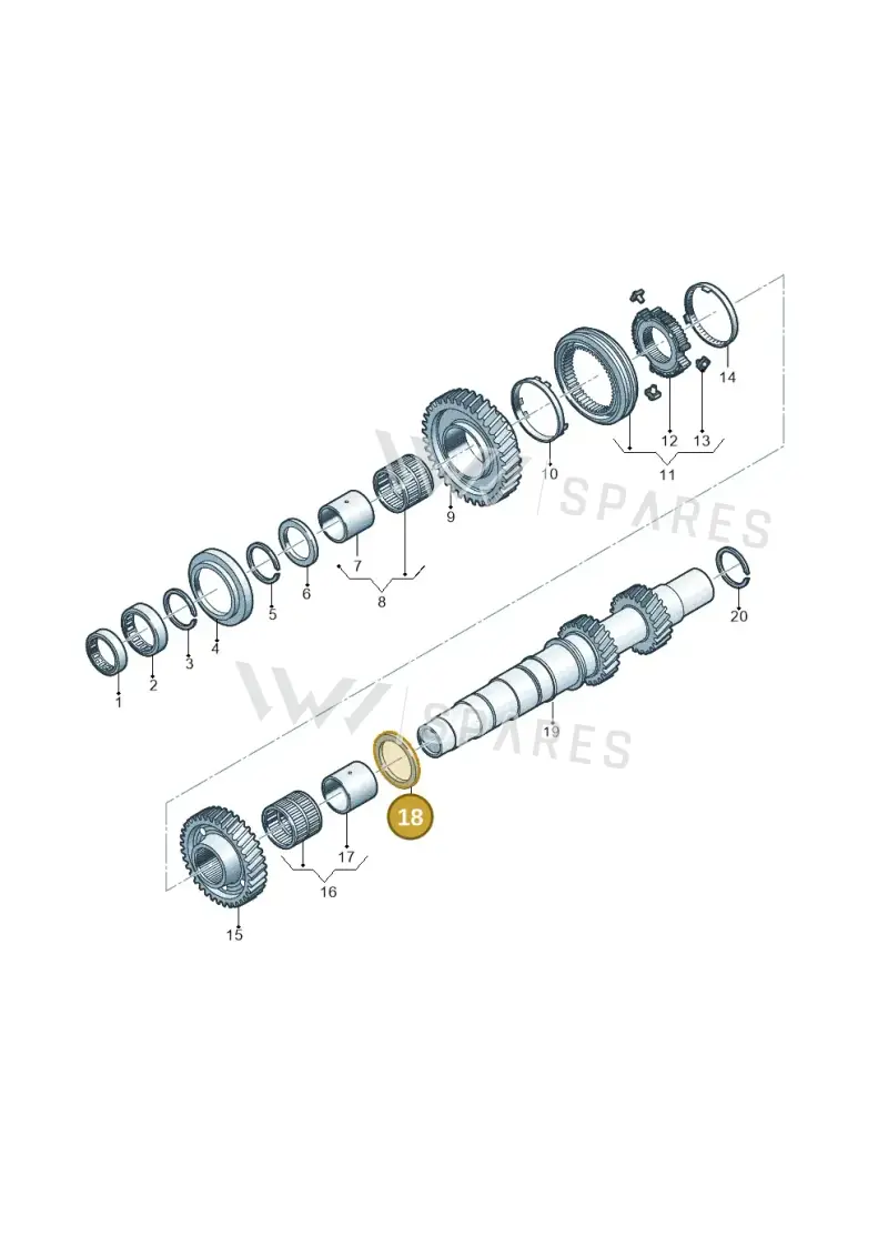 WHT006179 Volkswagen Thrust Washer