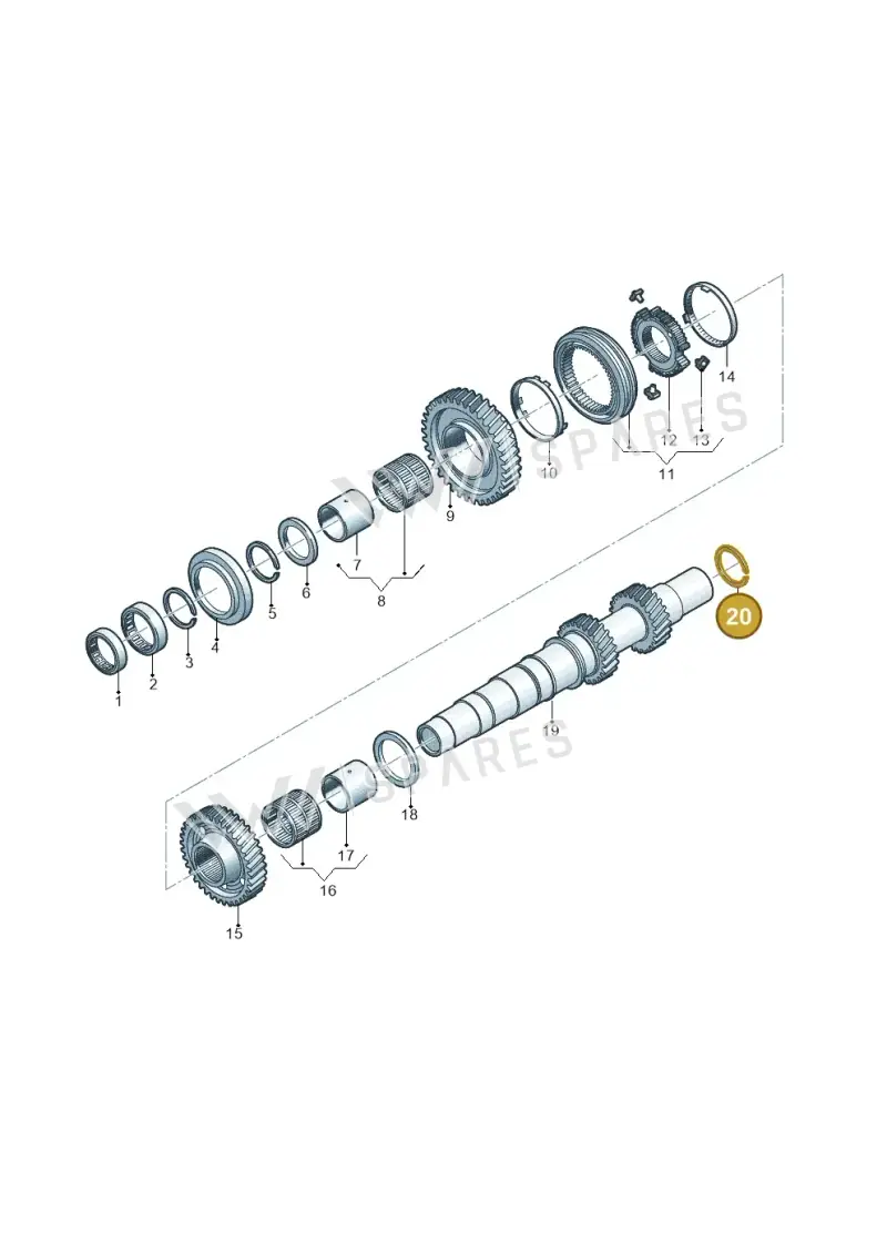 WHT006186 Volkswagen Securing Ring