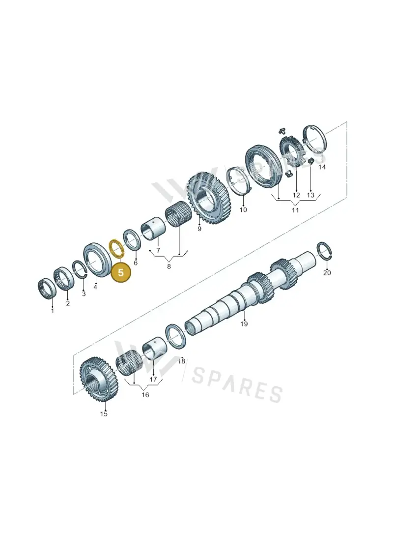 WHT006187D Volkswagen Securing Ring