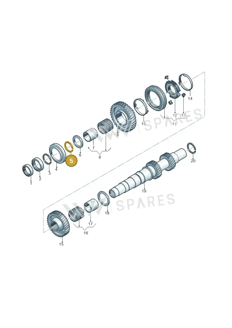 WHT006187E Volkswagen Securing Ring