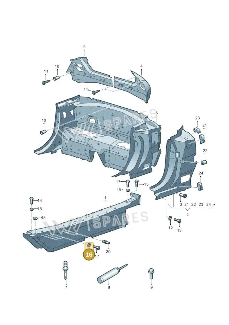 WHT006724 Volkswagen Washer