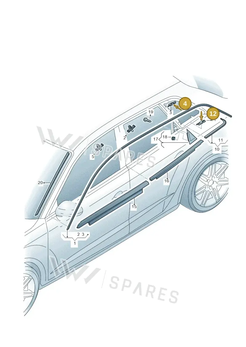 WHT006918 Volkswagen Pop Rivet