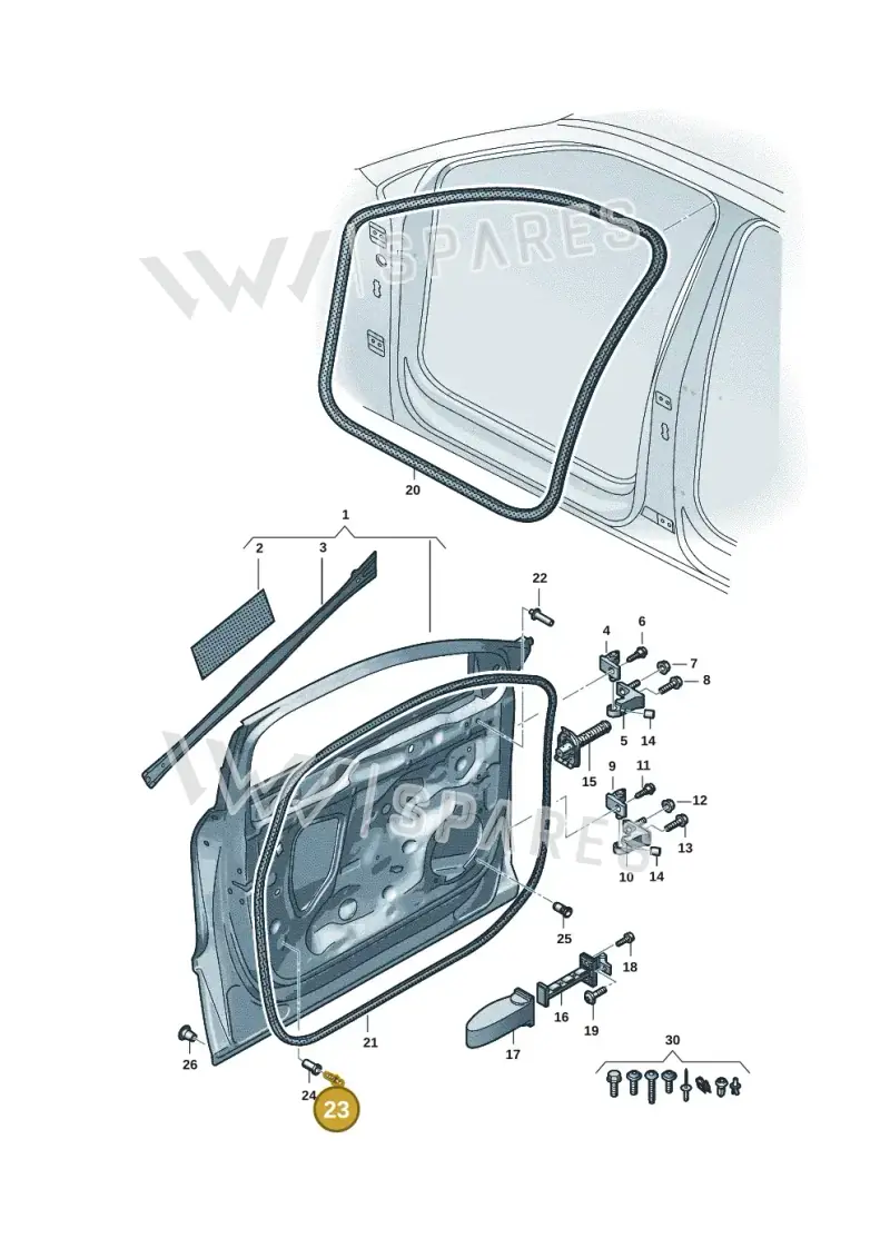 WHT007119 Volkswagen Ball Pin