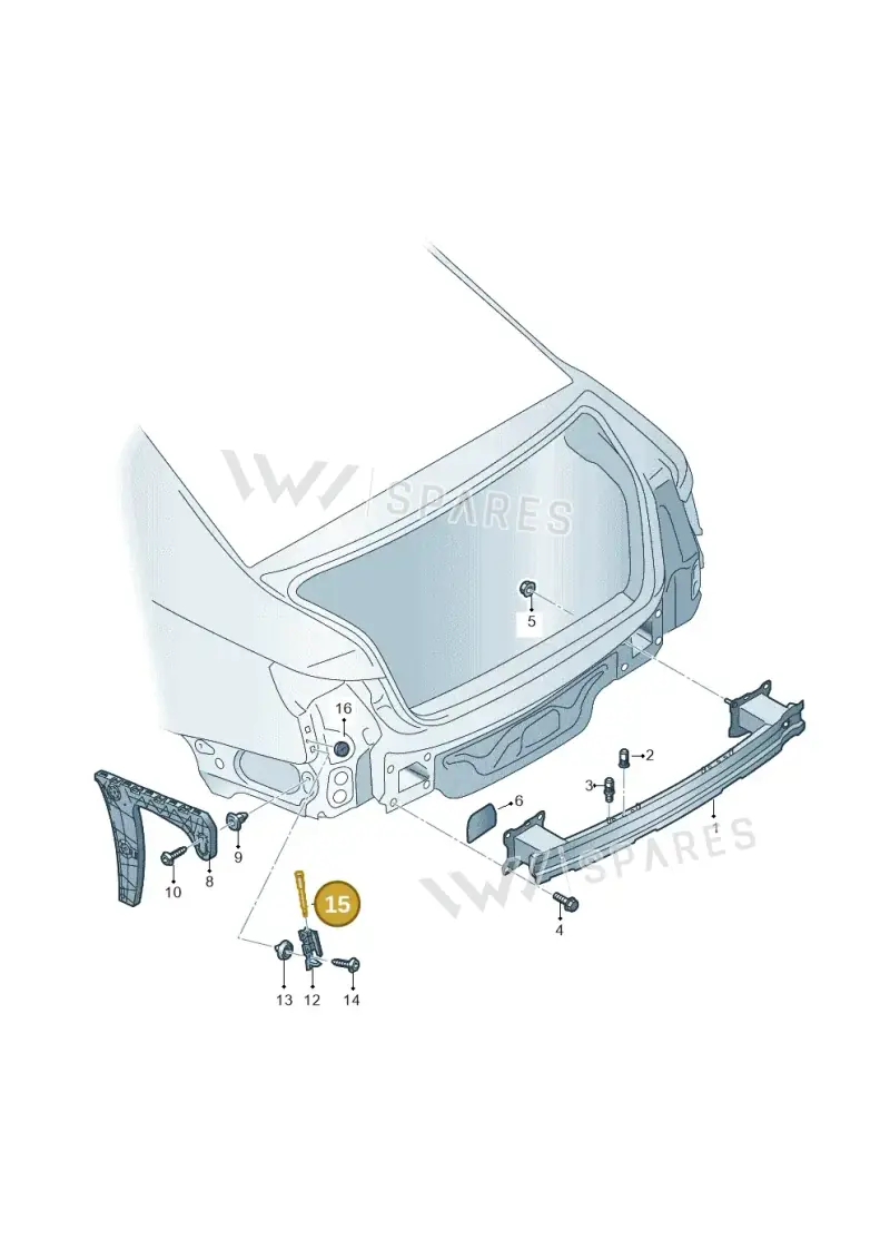 WHT007374 Volkswagen Pin