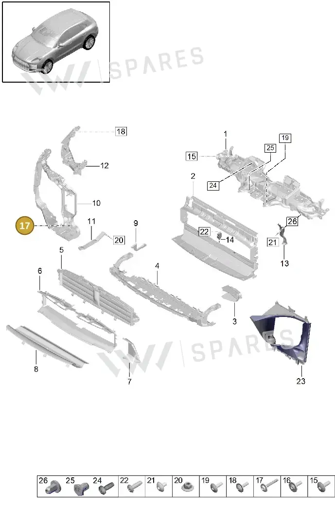 WHT007484 Volkswagen Bolt with Washer