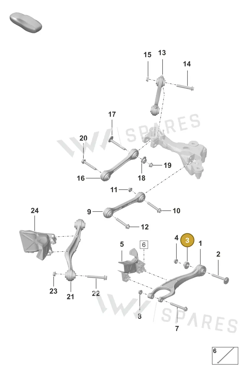 WHT007492 Volkswagen Eccentric Washer
