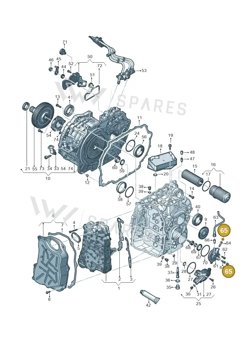 WHT007571 Volkswagen Threaded Pin