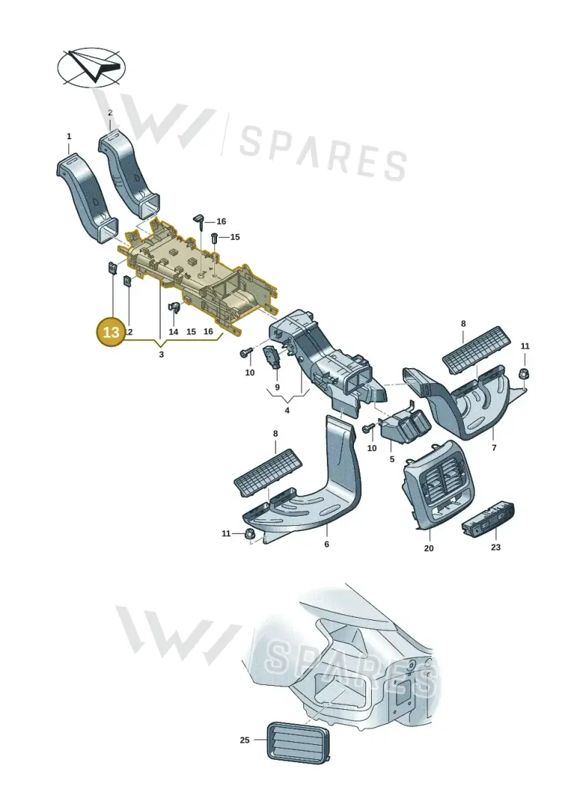 WHT007624 Volkswagen Speed Nut