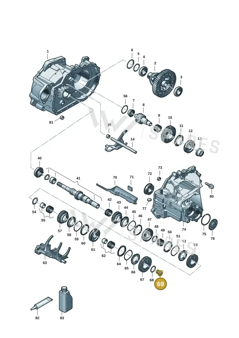 WHT007671B Volkswagen Expansion Screw