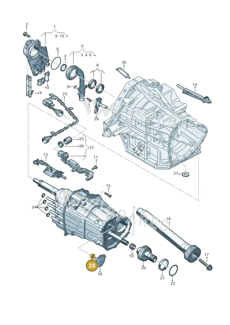 WHT007674 Volkswagen Banjo Bolt with Multipoint Socket Head
