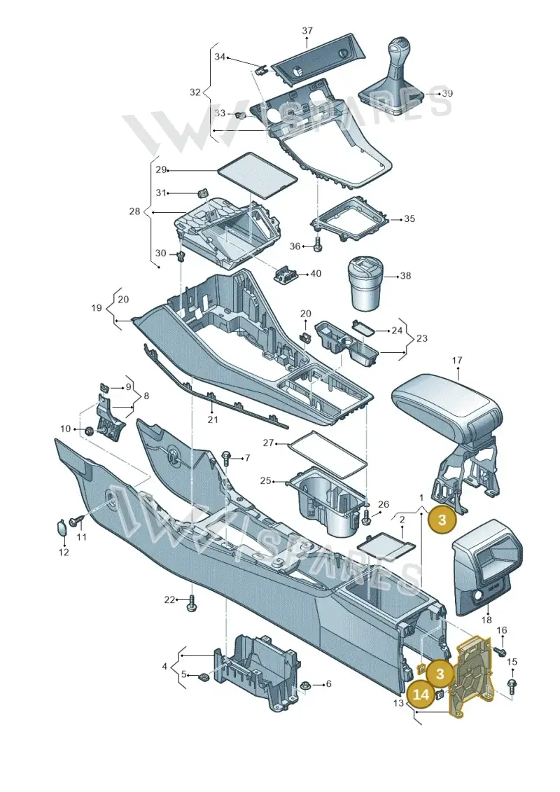 WHT007799 Volkswagen Speed Nut