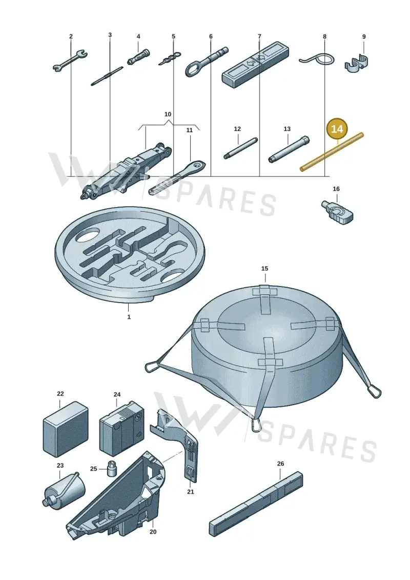 WHT007844 Volkswagen Spring Pin