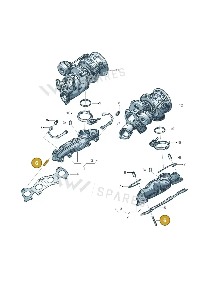 WHT008107 Volkswagen Threaded Stud