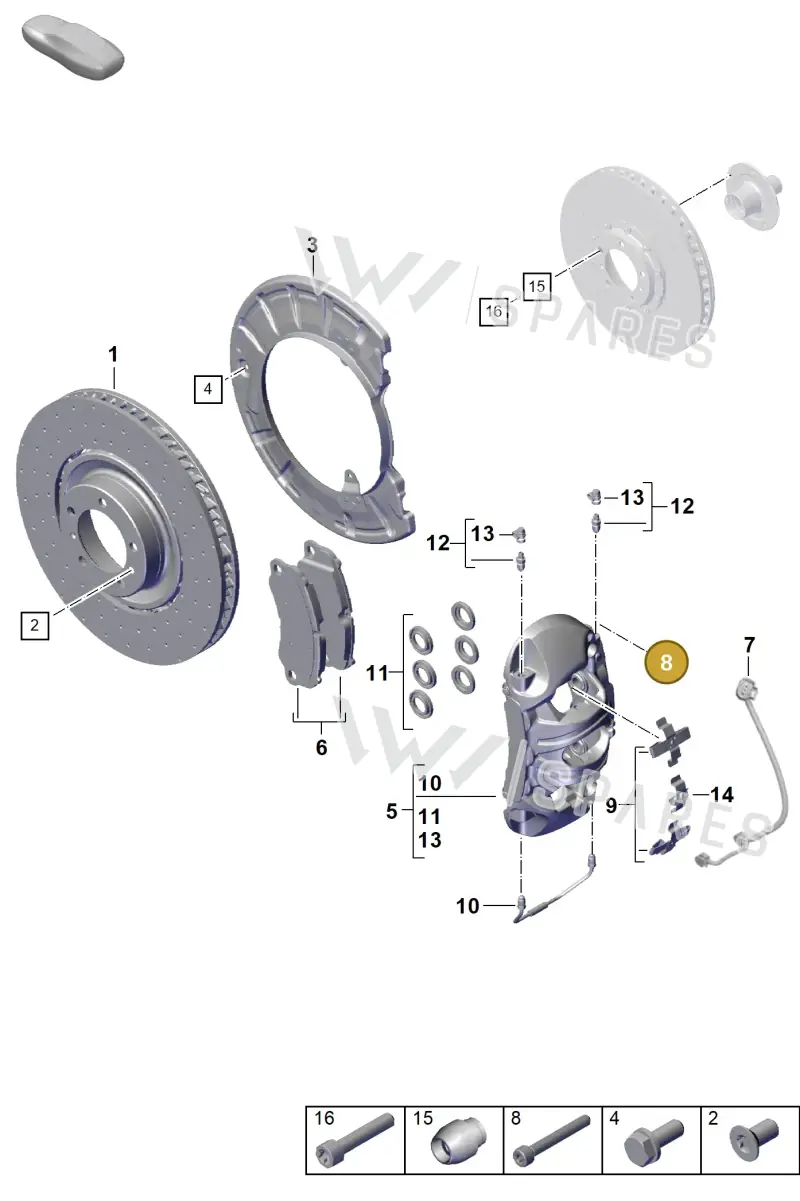 WHT008186 Volkswagen Socket Head Bolt