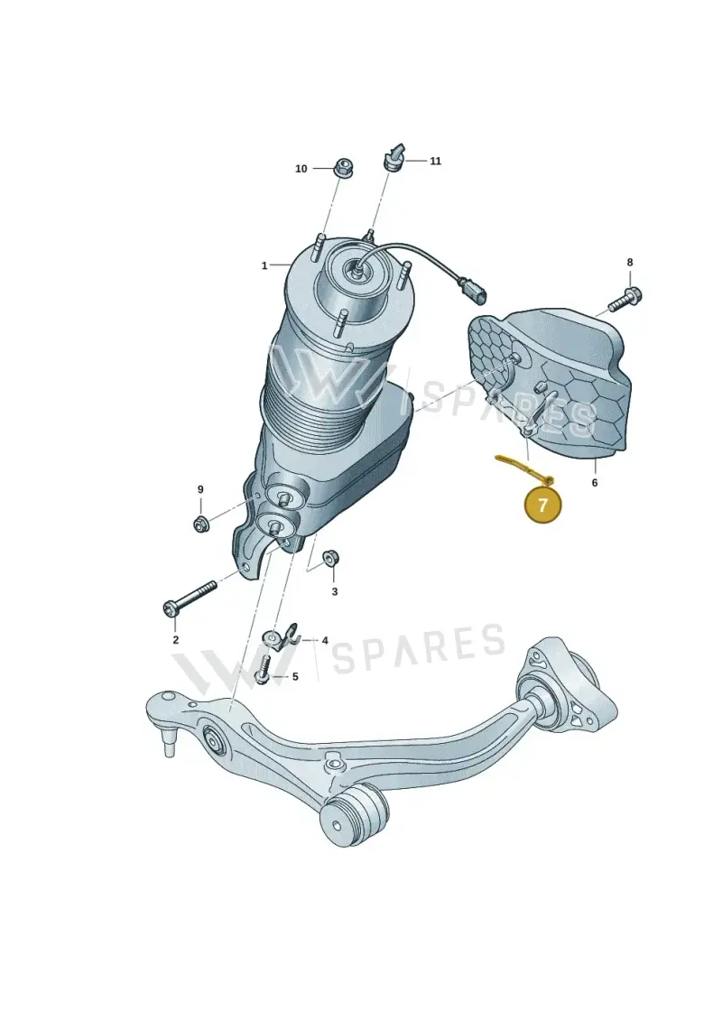 WHT008379 Volkswagen Cable Ties