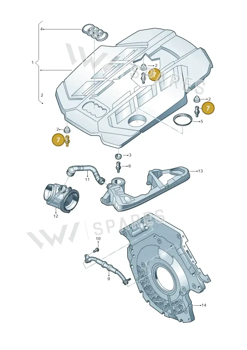 WHT008394 Volkswagen Ball Pin