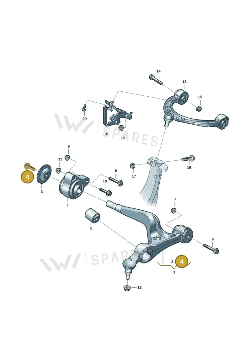 WHT008424 Volkswagen 12-Point Head Bolt