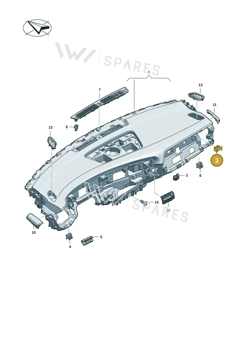 WHT008427 Volkswagen Spring Clip
