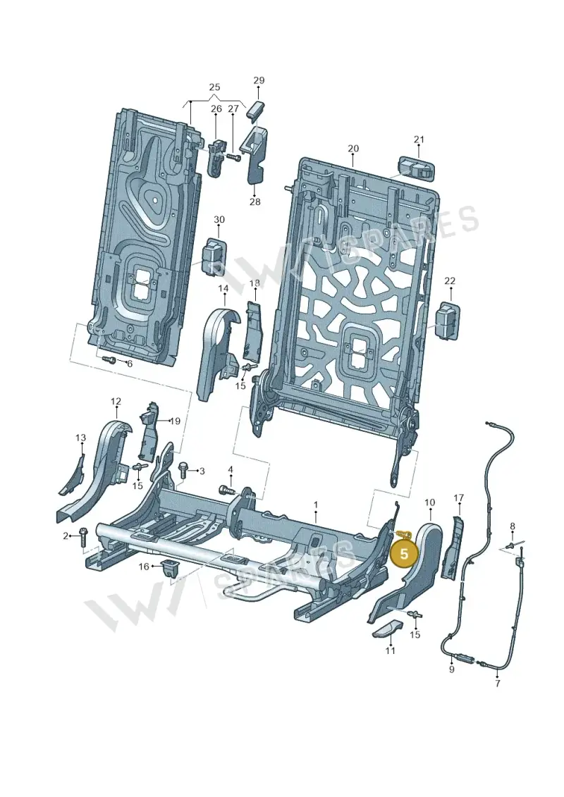 WHT008504 Volkswagen Hexagon Socket Head Bolt
