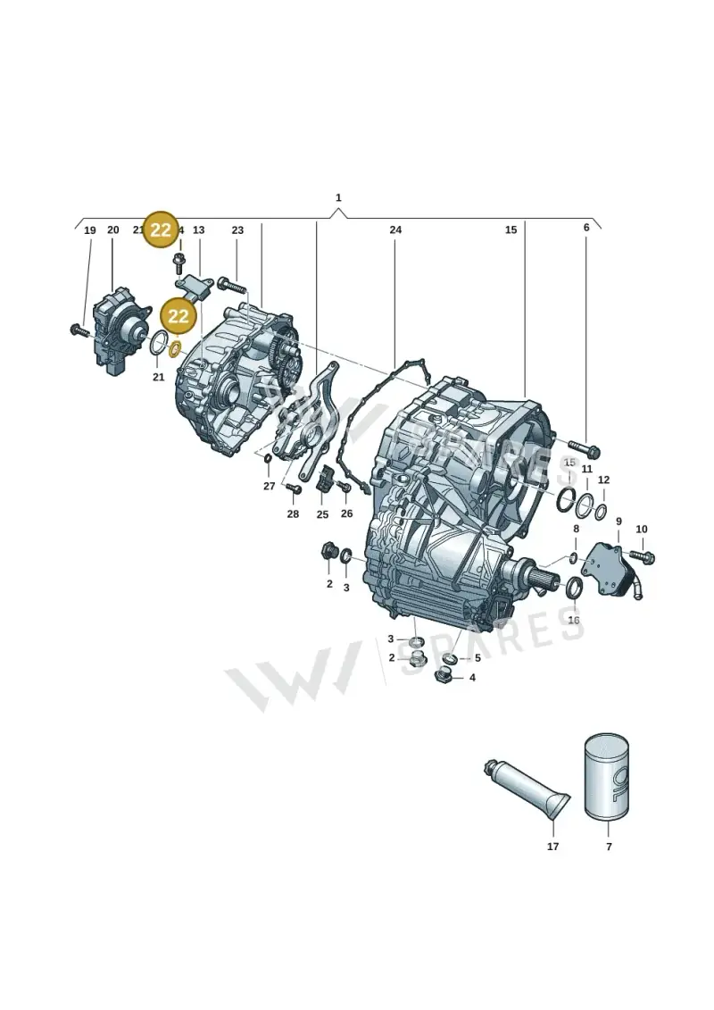 WHT008547 Volkswagen O-Ring