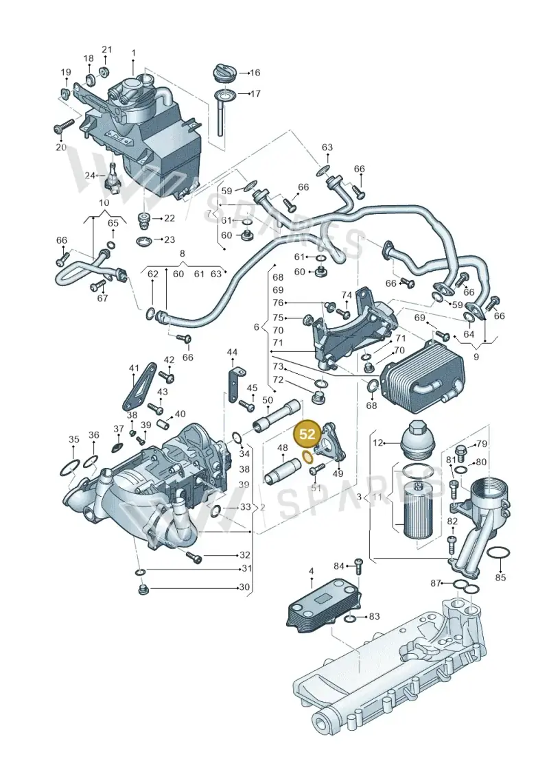 WHT008700 Volkswagen O-Ring