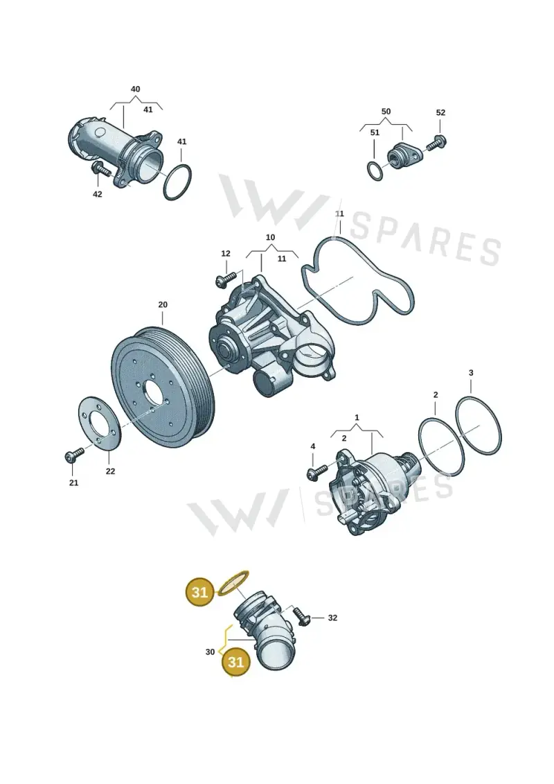 WHT008722 Volkswagen Seal Ring