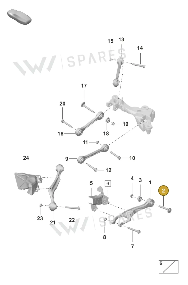 WHT008736 Volkswagen Eccentric Bolt