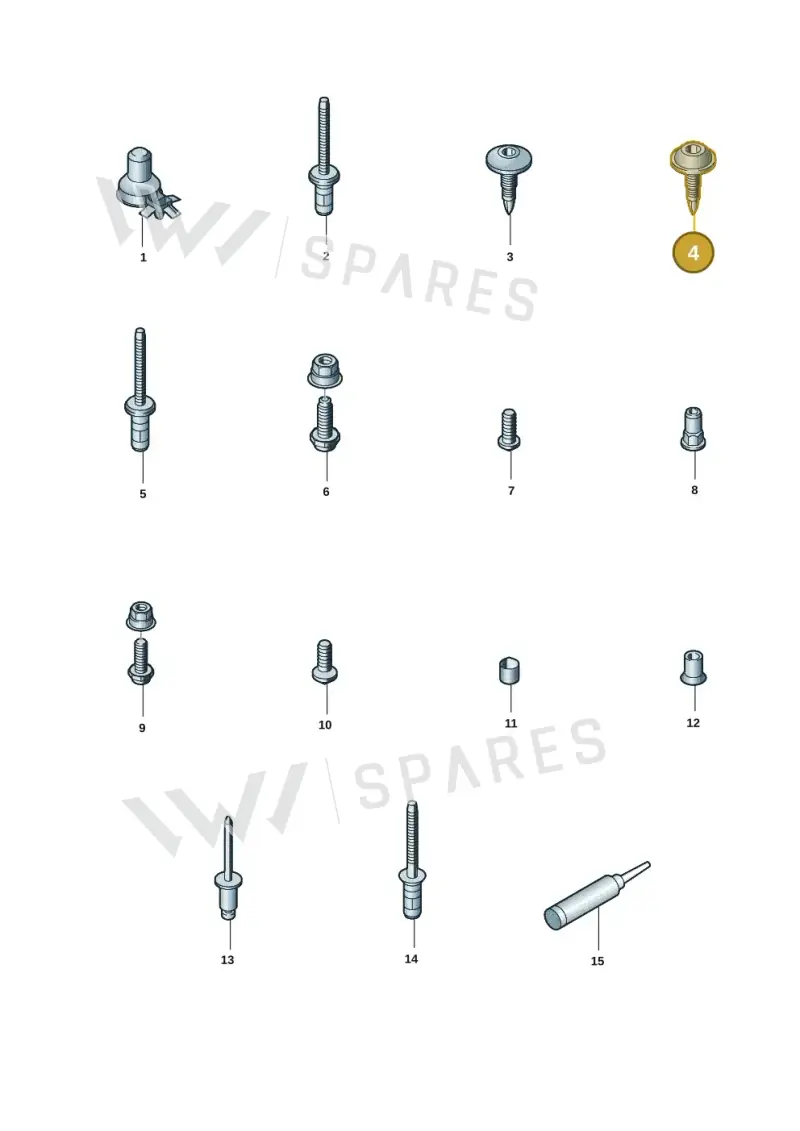 WHT008972 Volkswagen Torx Screw