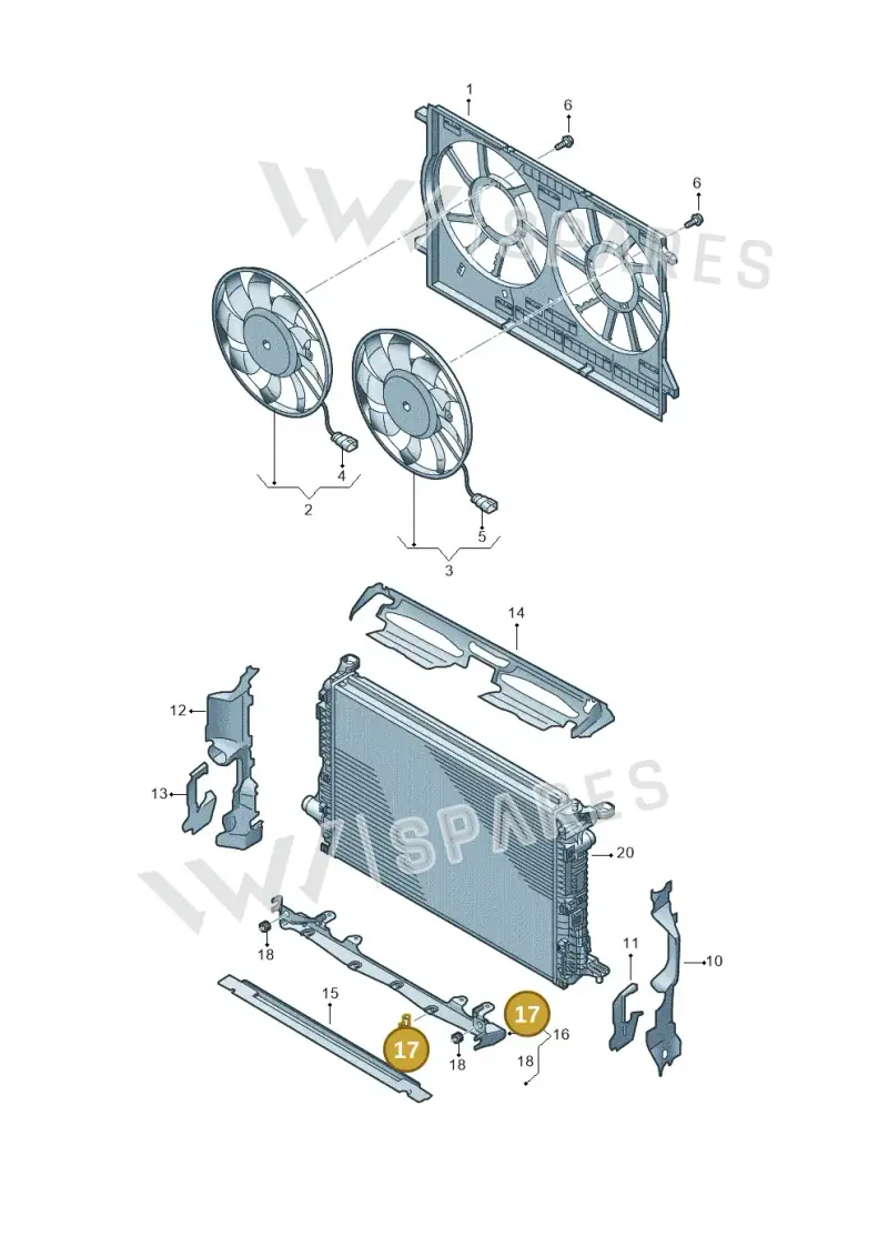 WHT009080 Volkswagen Clip Nut