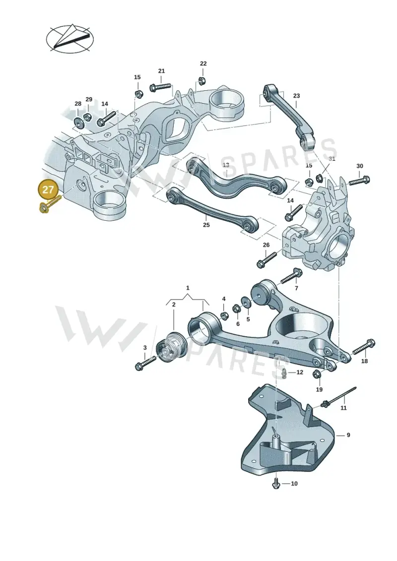 WHT009123 Volkswagen Eccentric Bolt