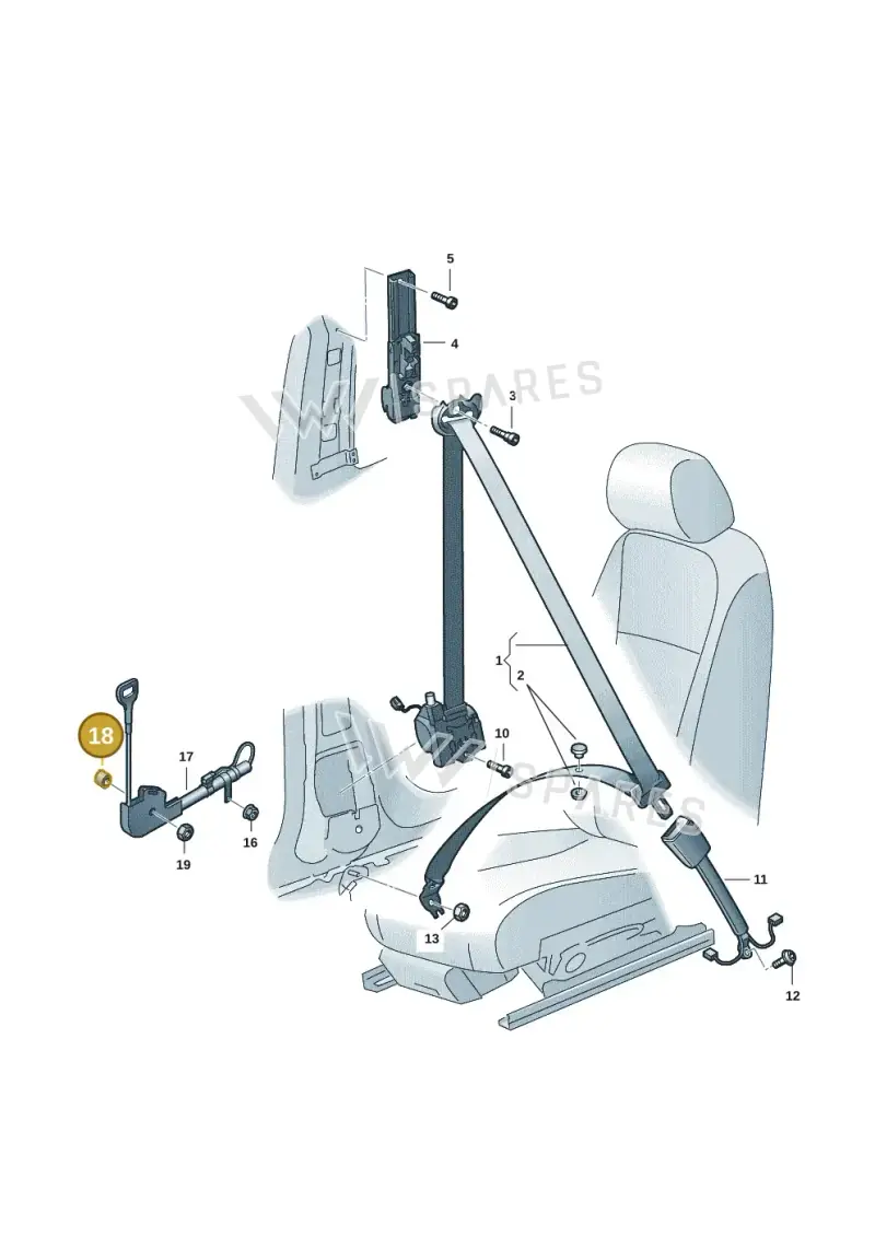 WHT009253 Volkswagen Shim