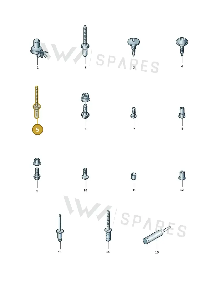 WHT009412 Volkswagen Pop Rivet
