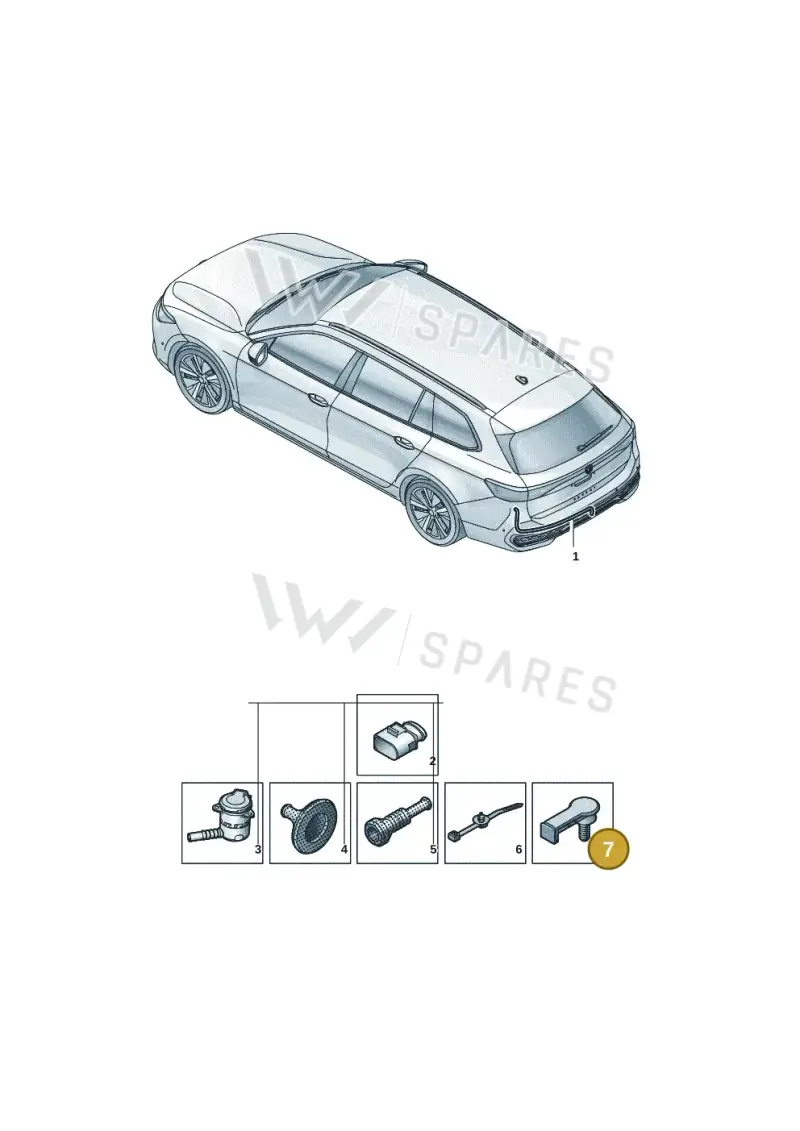 WHT009659 Volkswagen Retaining Piece